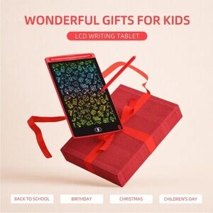 LCD Writing Tablet set of 2 (blue & red )